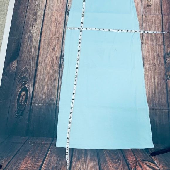 Stain NWT Rebel Sky Fringe Maxi Dress S Bliss Blue - Picture 13 of 16